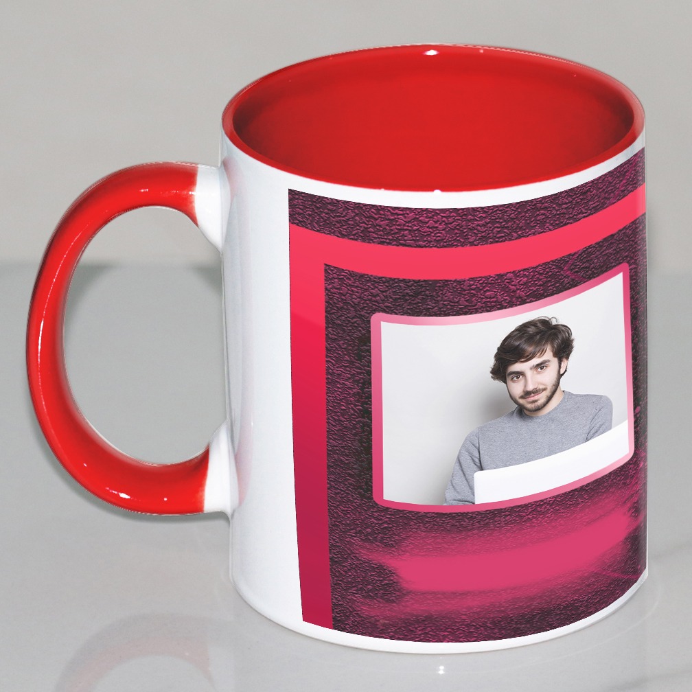 Happy Brthday photo Red Mug